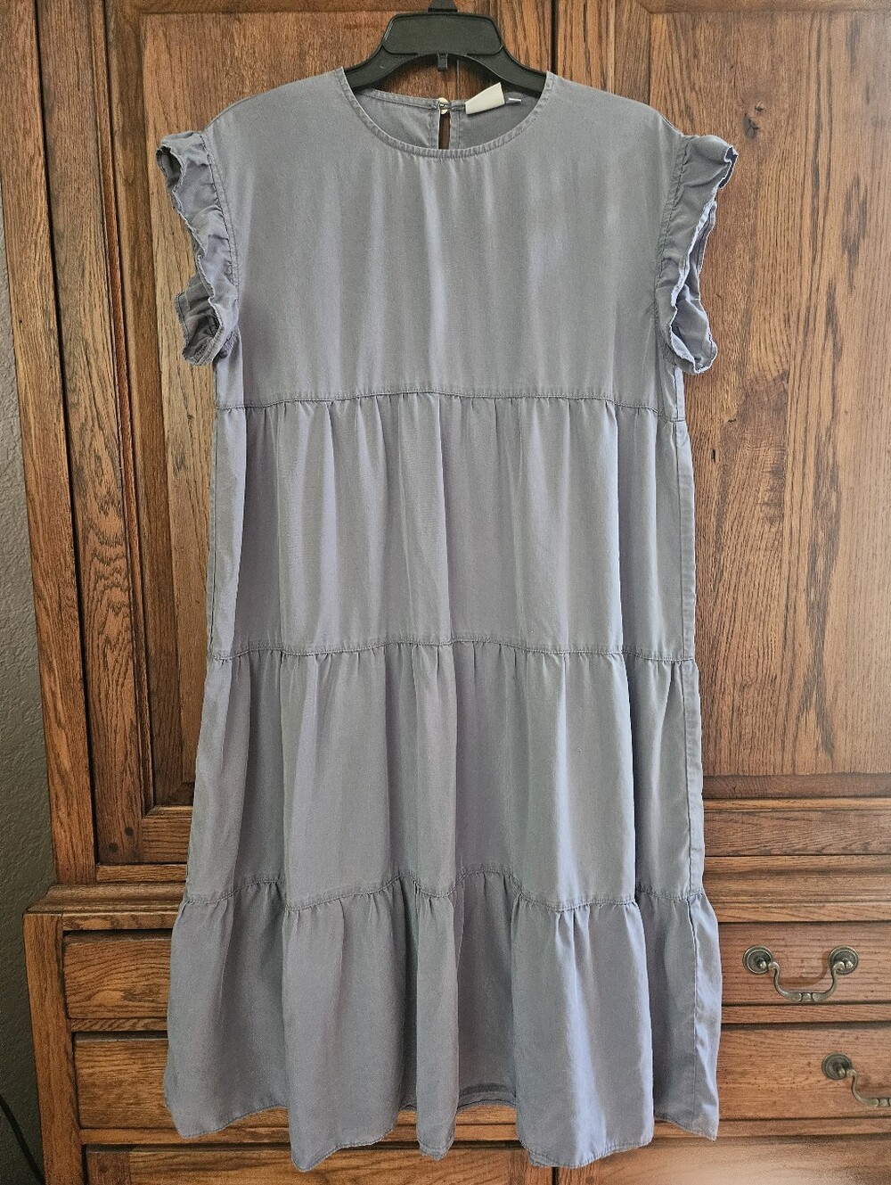 Love Olive Co Ruffle Sleeve Dress  Sz L